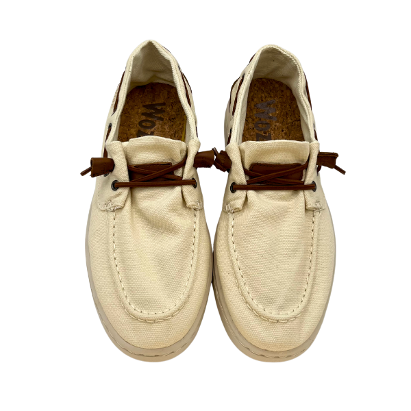 Scarpa tipo barca in cotone