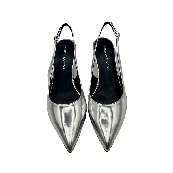 Slingback effetto specchio