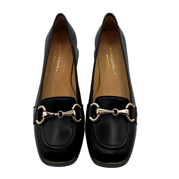 Mocassino tacco 5 con accessorio