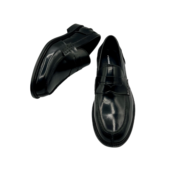 Loafer in pelle abrasivata