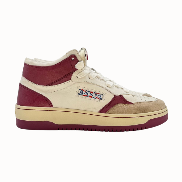 Retrò mid basket Back '70 white/purple