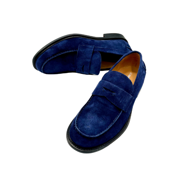Loafer in camoscio