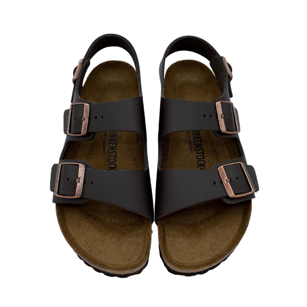 Sandalo Birkenstock in pelle e cinturino