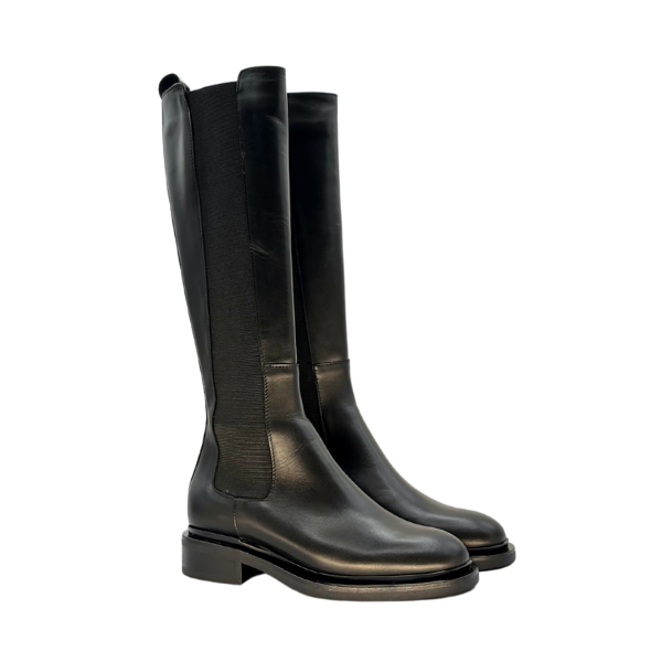 Stivale con elastico tutta gamba