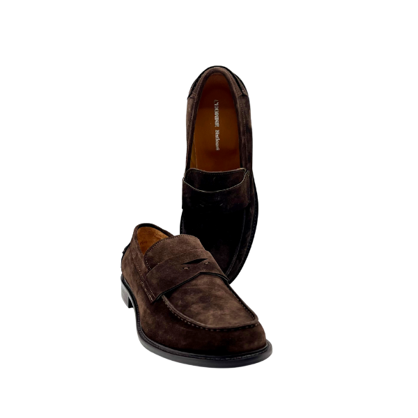 Loafer in camoscio