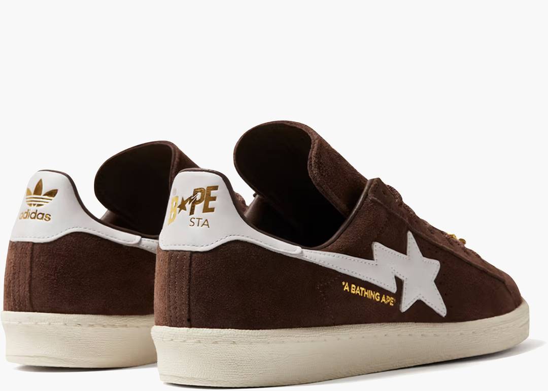 Adidas Campus 80s Bape 30th Anniversary Brown