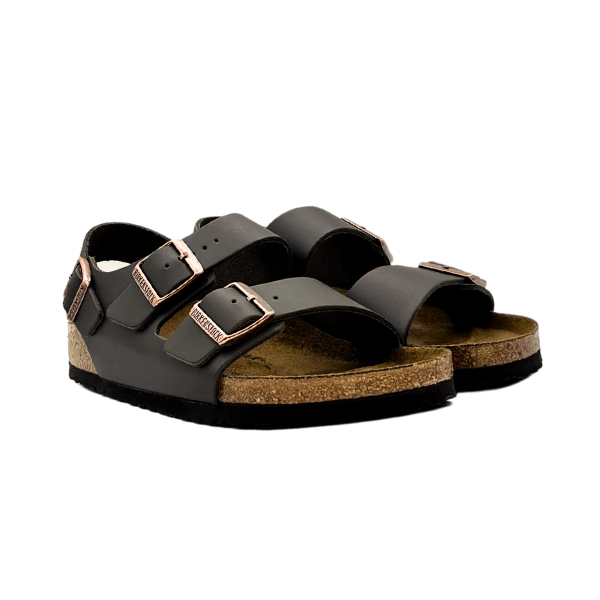 Sandalo Birkenstock in pelle e cinturino