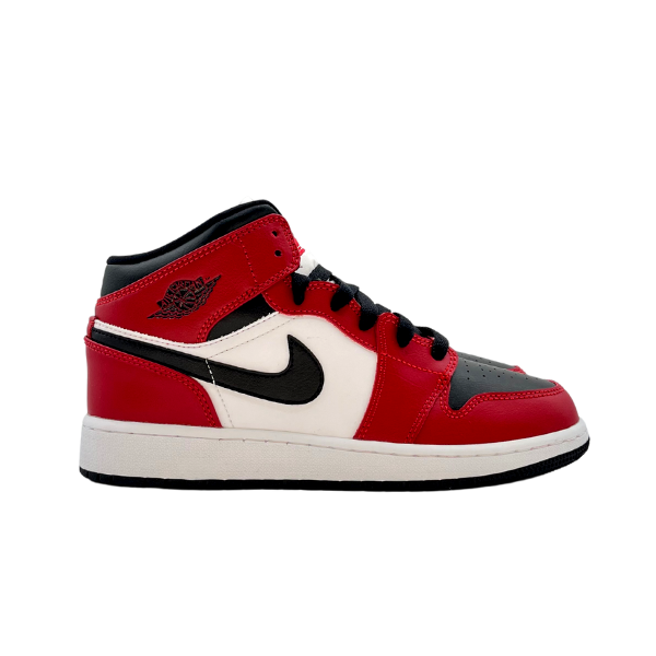 Nike Air Jordan 1 Mid Chicago Black Toe
