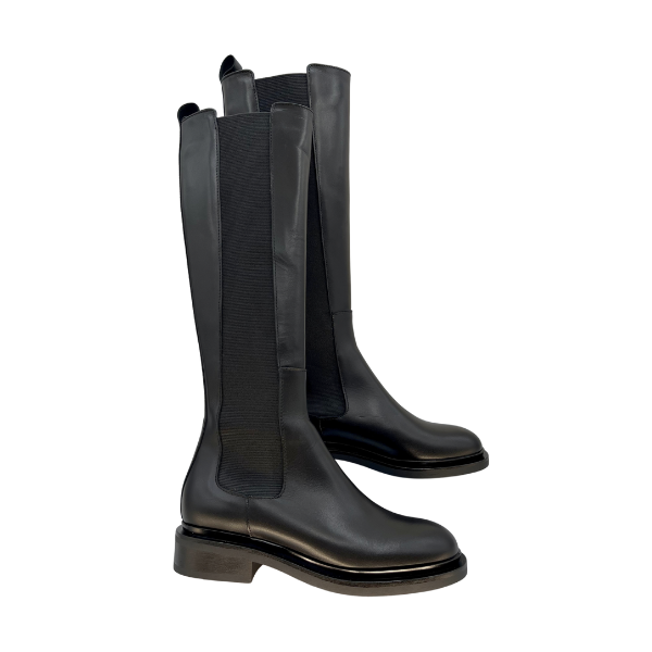 Stivale con elastico tutta gamba
