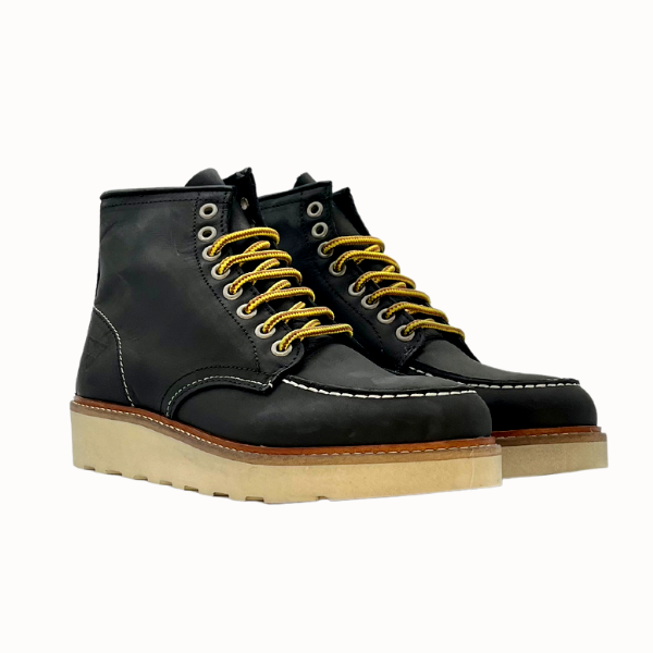 Worker boots allacciato
