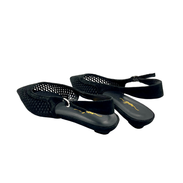 Slingback in camoscio