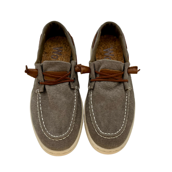 Scarpa tipo barca in cotone