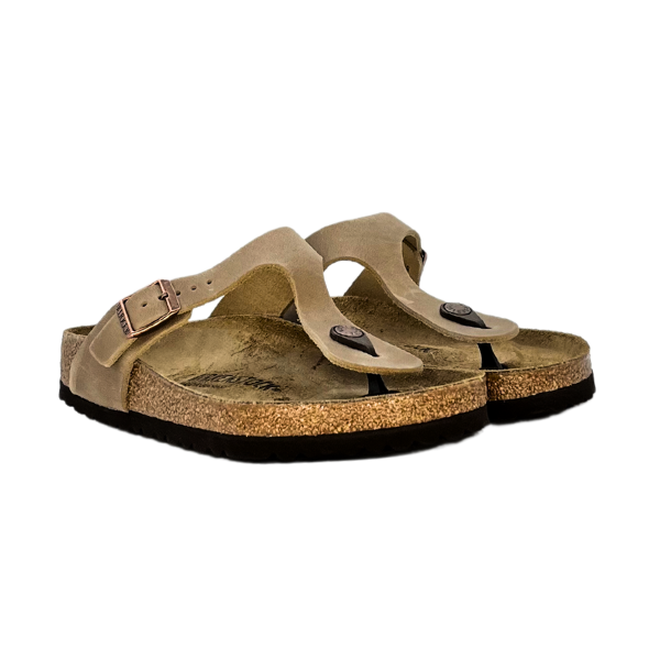 Infradito Birkenstock in pelle oliata