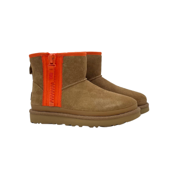 Mini zipper chestnut