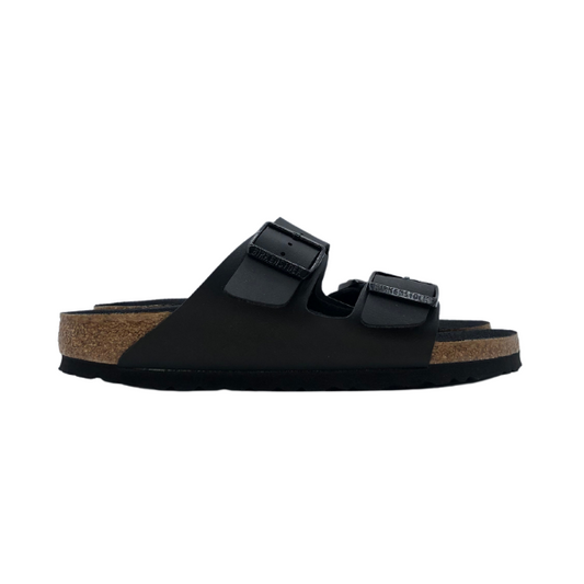 Sandalo Birkenstock all black doppia fibbia