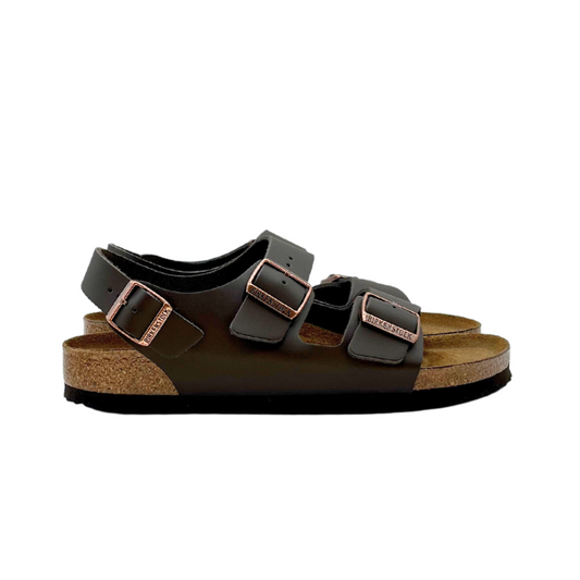 Sandalo Birkenstock in pelle e cinturino