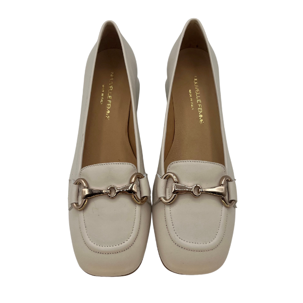 Mocassino tacco 5 con accessorio