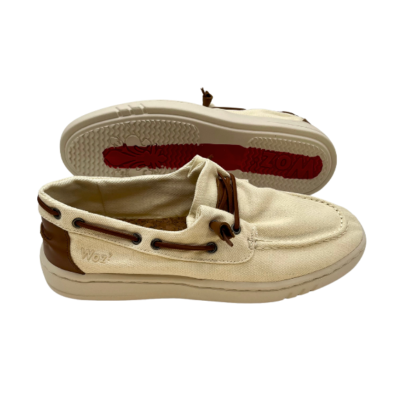 Scarpa tipo barca in cotone