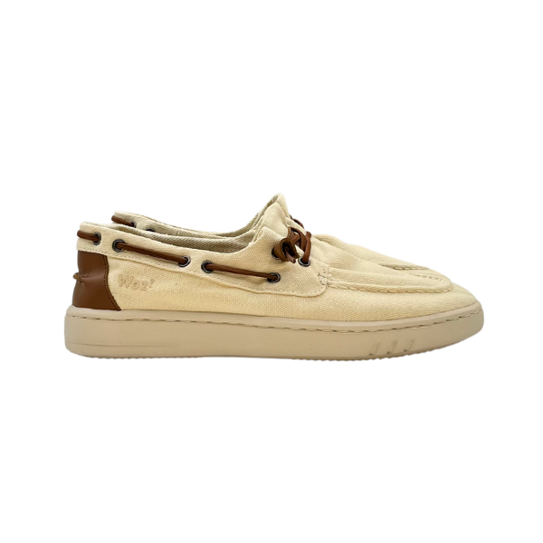Scarpa tipo barca in cotone