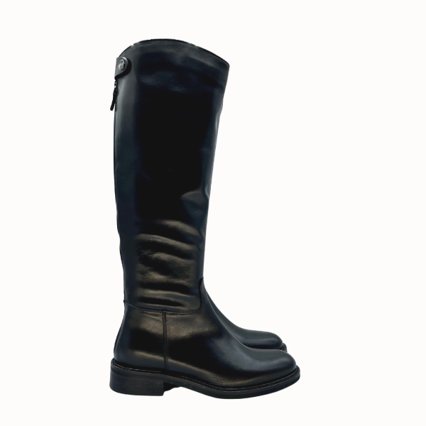 Cavallerizzo nero con zip posteriore