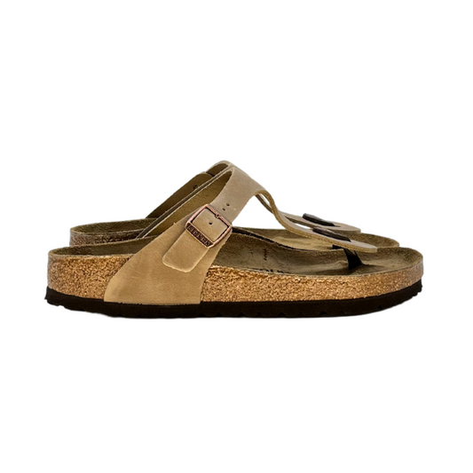 Infradito Birkenstock in pelle oliata