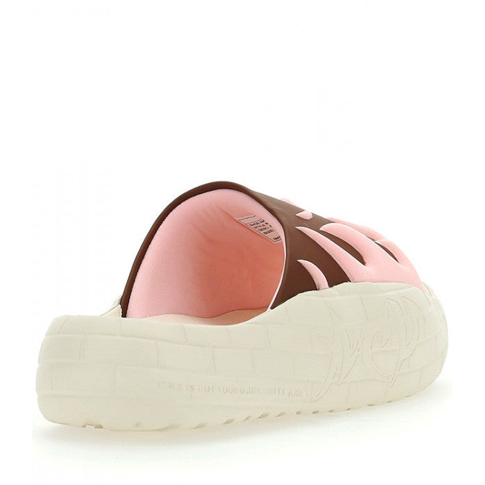 Slide Acupunture brown pink
