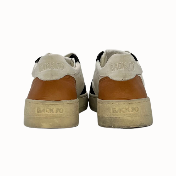 Retrò low basket Back '70 white/tan/black