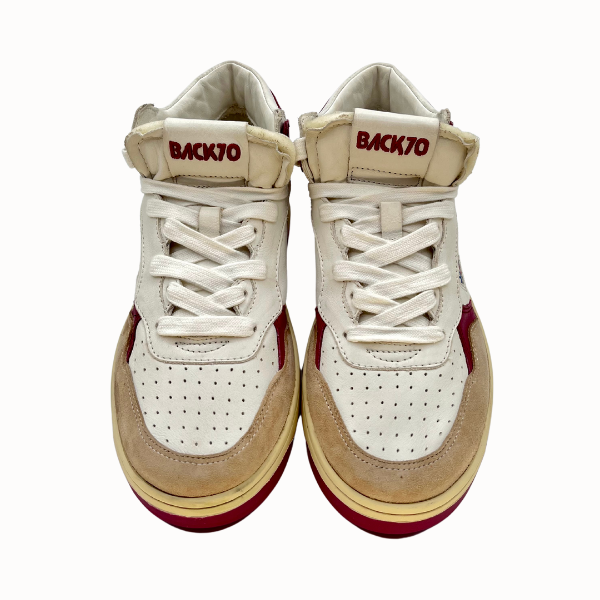 Retrò mid basket Back '70 white/purple