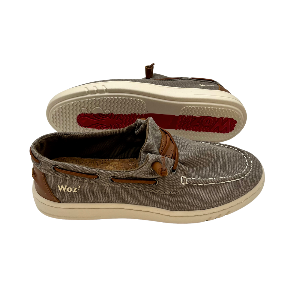 Scarpa tipo barca in cotone