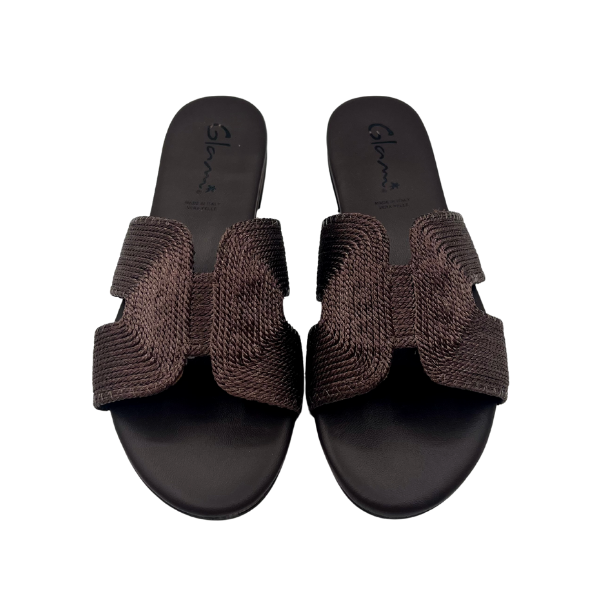 Slipper in rafia