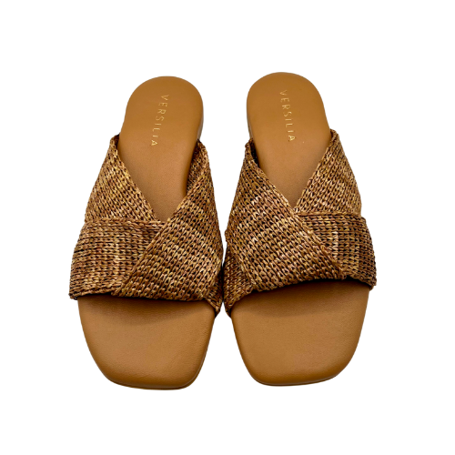 Slides in rafia intrecciata