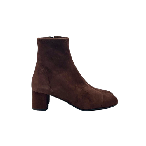 Stivaletto in camoscio elasticizzato