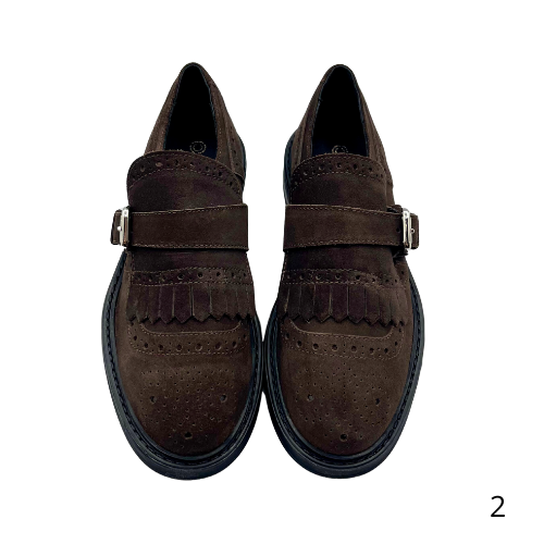 Brogue con frangia
