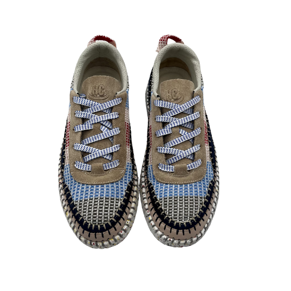 Sneaker intrecciata