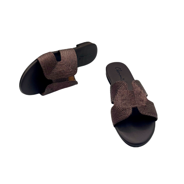 Slipper in rafia