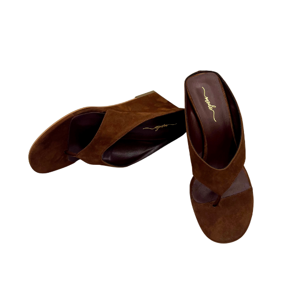 Infradito su tacco zeppa