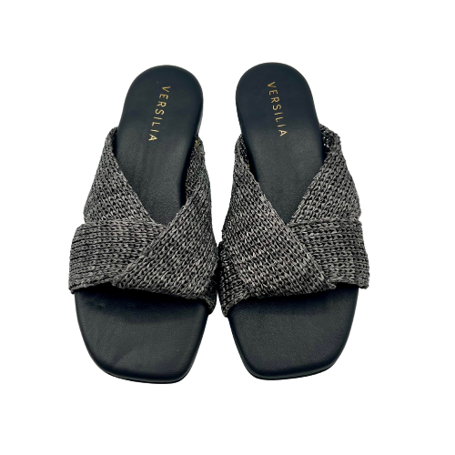 Slides in rafia intrecciata