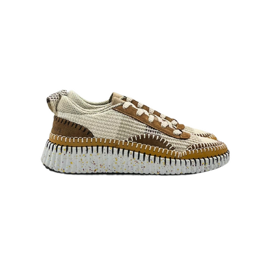 Sneaker intrecciata